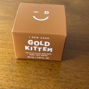 NWT: I Dew Care Gold Kitten Peel-Off Mask